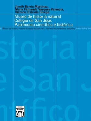 cover image of Museo de historia natural Colegio San José